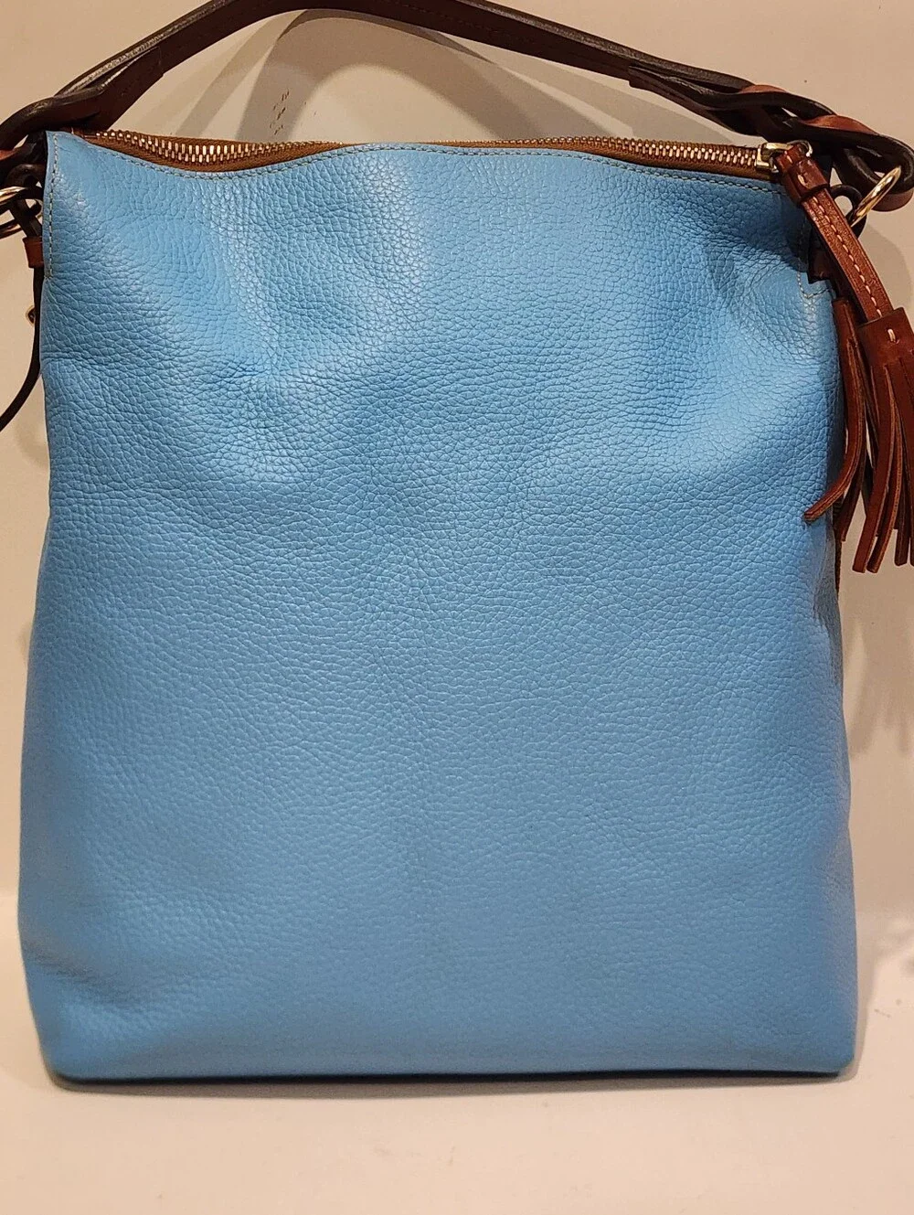 Dooney and Bourke Pebbled Leather Large Shlouder Bag Satchel - Picture 3 of 16